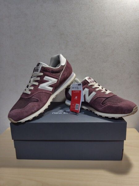☆新品☆ new balance(ニューバランス)メンズスニーカー ML373 ワインCOLOR 26.5cm