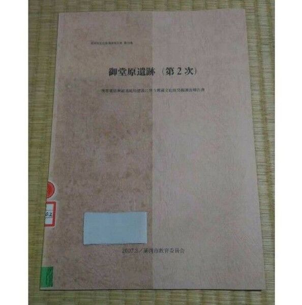 御堂原遺跡(第2次) 携帯電話無線基地局建設に伴う埋蔵文化財発掘調査報告書 宮崎県延岡市 考古学・歴史 リサイクル本・図書館除籍本
