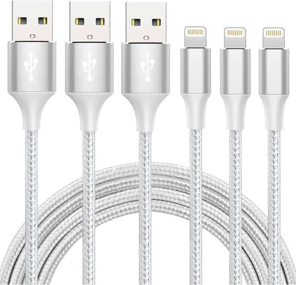 2M 3本セット 充電器 ケーブル 急速充電 lightning アイホン充電 断線防止 超高耐久