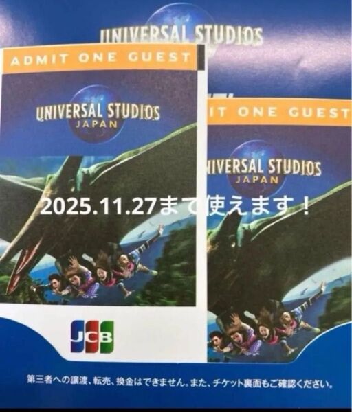 VIPグループツアーネックストラップ付 USJユニバーサルスタジオジャパン JCBペアチケット カウントダウンボーナスのため再出品