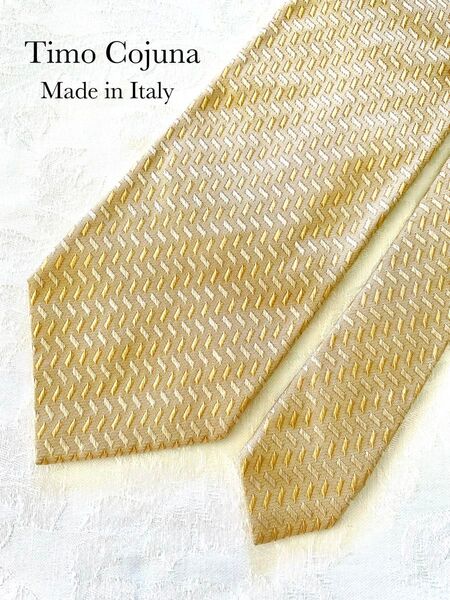 【新品・未使用】 Timo Cojuna 【MADE IN ITALY】 イタリア製 ネクタイ