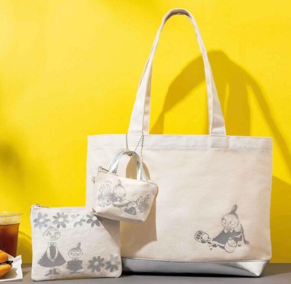 InRed インレッド 2024年 8月・9月合併号 【付録】 MOOMIN リトルミィ&ミムラねえさん バッグとポーチ3点セット