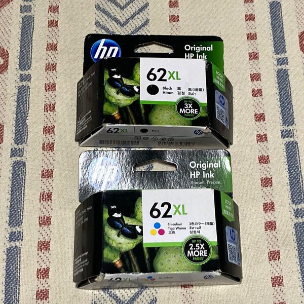 hp62xl ブラック hp62xl 3色