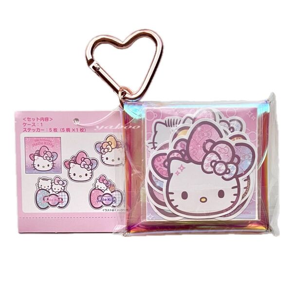 ハローキティ 50周年ステッカー 50th The Fashionable Ribbons バースデー ケース入り 未使用
