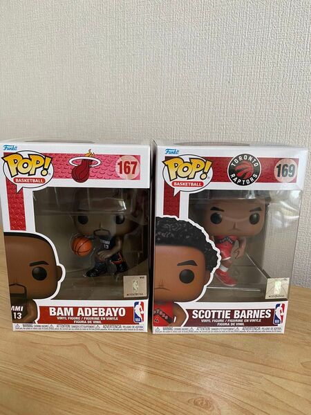【2体セット】Funko POP! NBA BAM ADEBAYO & SCOTTIE BARNES