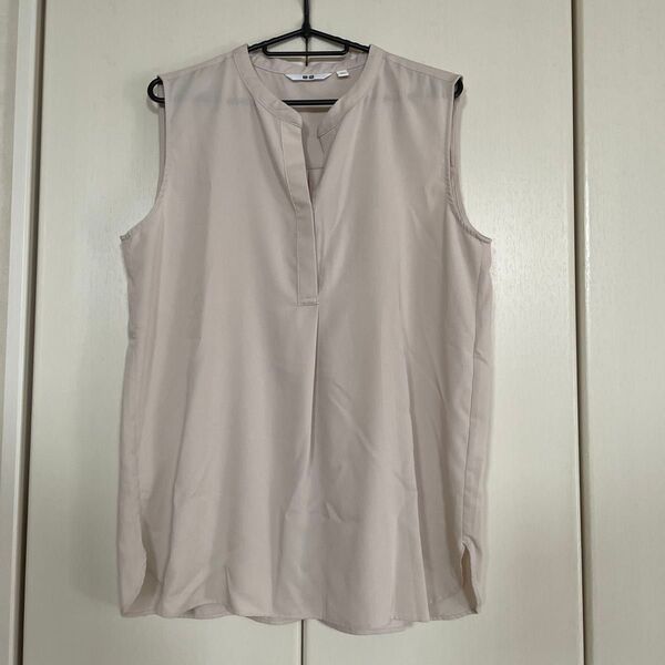 UNIQLO レーヨンスキッパーブラウス ノースリーブ
