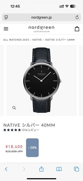 nordgreen native silver
