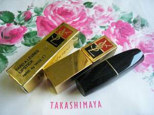 YSL Lancome lipstick 2 pcs set price cut / famous brand cosmetics cosme used cheap . bargain 1,500 jpy uniformity sale 