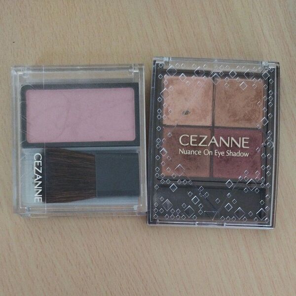 2点セット CEZANNE セザンヌ ニュアンスオンアイシャドウ 03 チーク 03 まとめ売り