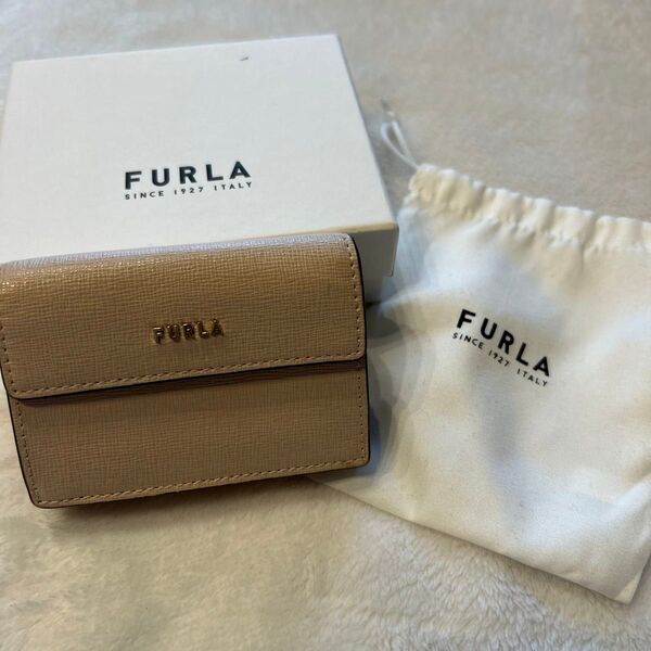 価格変更しました! 即日発送【正規品】FURLA 三つ折り財布 ベージュ