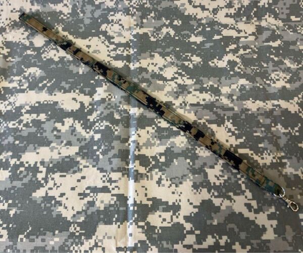 米軍 戦闘服 リメイク ウッドランドマーパットのストラップ ハンドメイド 迷彩 海兵隊 USMC マリンコー