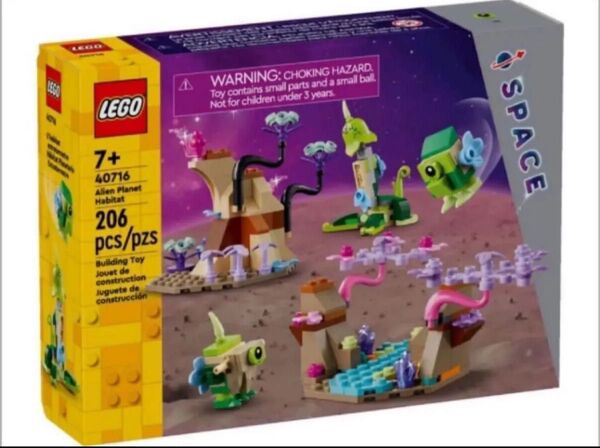 LEGO レゴ スペース 40716 エイリアンプラネット 宇宙 宝石 キラキラパーツ 誕生日 プレゼント