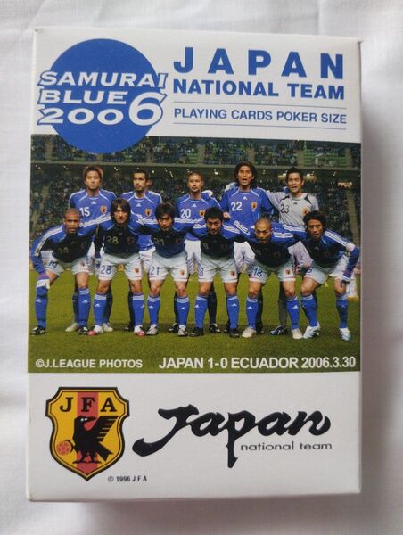 JFA サムライブルー 2006 日本代表 サッカー トランプ グッズ コレクション
