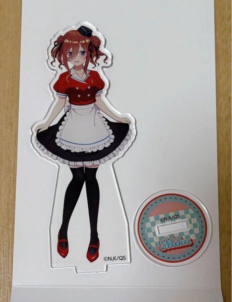 五等分の花嫁 三玖 ピザハット アクリルスタンド