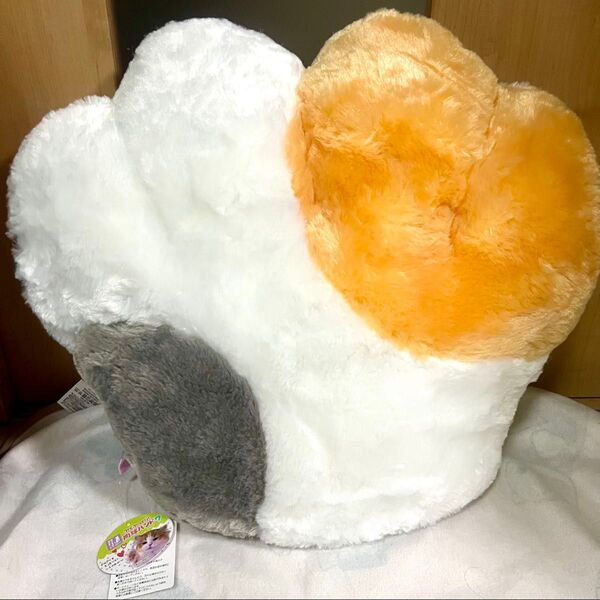ぬいぐるみ クッション 肉球 肉球ハンド 肉球ハンド7 三毛猫 三毛 ミケ 猫 ねこ ネコ ぷくぷっくり