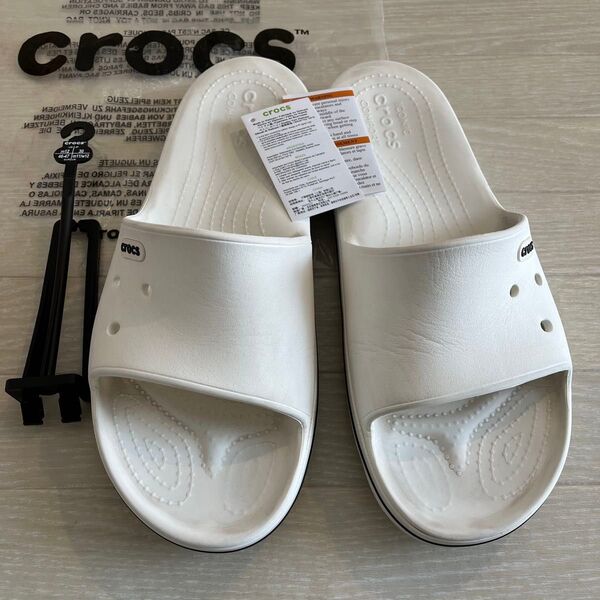crocs クロックス crocband 3.0 slide 205733 ホワイト white サイズ M12 30c