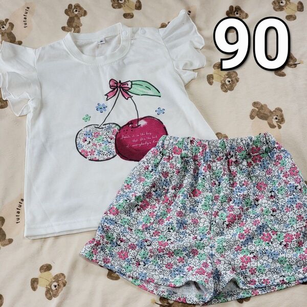 △ 女の子 セットアップ 上下セット 90