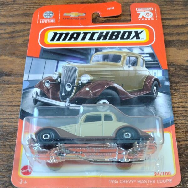MATCHBOX ミニカー 1934 CHEVY MASTER COUPE 34/100