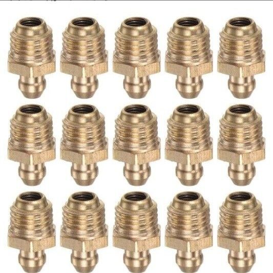 真鍮製ストレートグリス注入口 M10x1.25mm