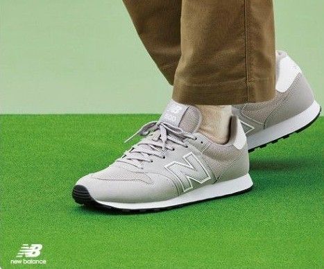 New Balance 500 グレー スニーカー