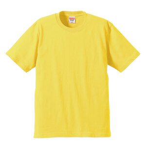 UnaitedAthle 6.2オンス プレミアムTシャツ5942-28【021イエロー・Mサイズ】アウトレット特価品、運賃無料で 即決980円♪