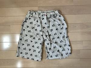  new goods unused efo- Kids Disney Mickey Mouse shorts color : beige size :130.