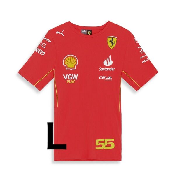 【PUMA】プーマ フェラーリ サインツ半袖Tシャツメンズ/レッドL☆新品・未開封☆