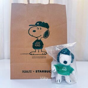 スターバックス PEANUTS キーチェーン SNOOPY スヌーピー ぬいぐるみ 紙袋