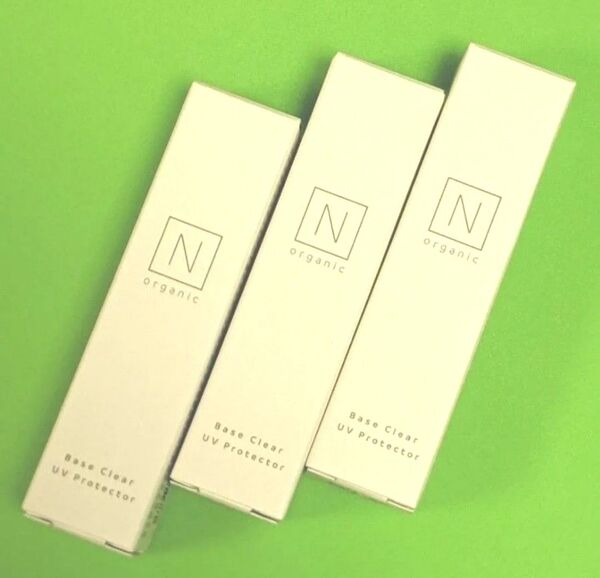 Nオーガニック N organic ベースクリア UVプロテクター 9g ×3本セット (日焼け止め・SPF50+/PA++++)