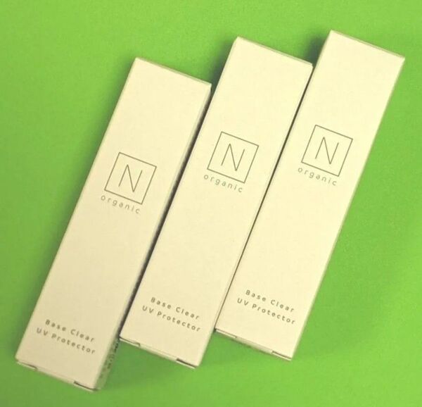 Nオーガニック N organic ベースクリア UVプロテクター 9g ×3本セット (日焼け止め・SPF50+/PA++++)