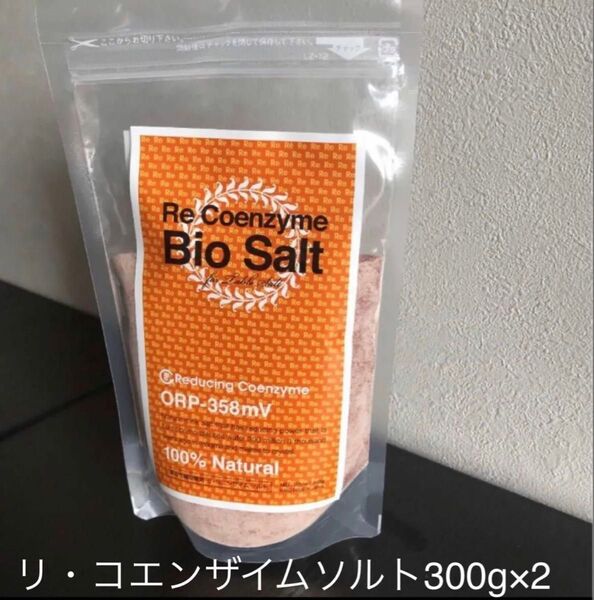 お待たせしました。入荷しました。リ・コエンザイムビオソルト〜抗酸化還元の塩〜水素入り 300g×2個 新品