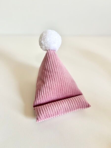 コーデュロイ ピンク ハンドメイド スマホスタンド
