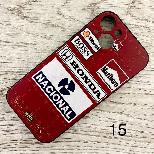 アイルトン・セナ レーシング スーツ マクラーレン iPhone 15 ケース F1 ホンダ