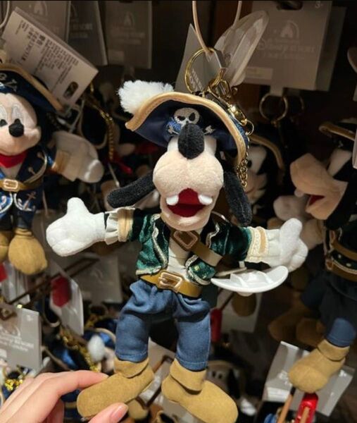 1点のみ 上海ディズニー 限定 海賊 グーフィー ぬいぐるみ キーホルダー