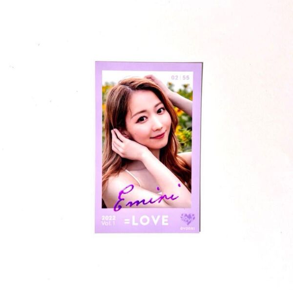 大谷映美里 =LOVE イコラブ ミニフォトカード ウィークエンドシトロン