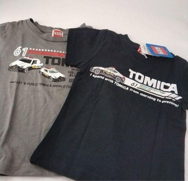 男の子 半袖 トップス Tシャツ カットソー セット トミカ 90