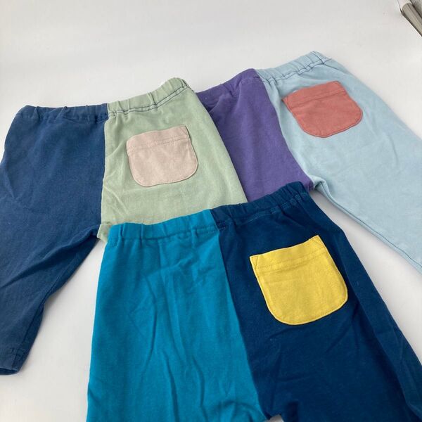 男の子 ハーフ パンツ カラー セット 95
