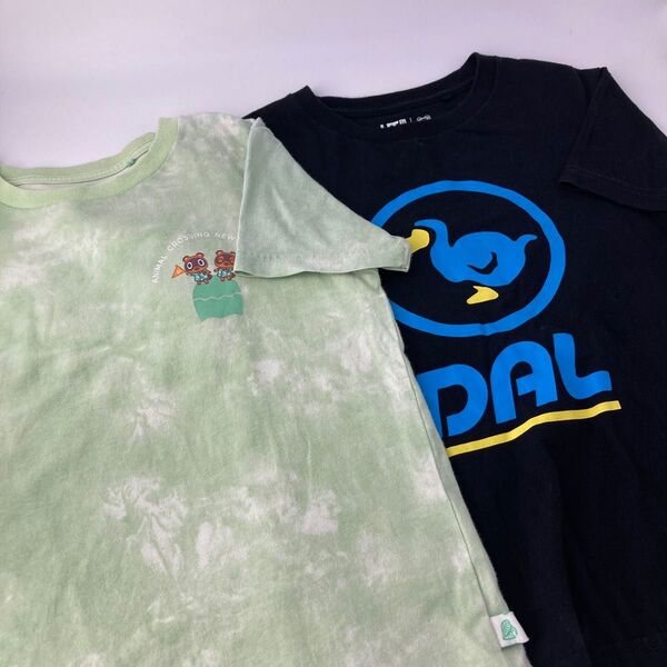男の子 半袖 トップス Tシャツ ユニクロ セット どうぶつの森 120