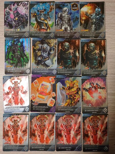 仮面ライダーガンバレジェンズ エネミー アイテム16枚セット