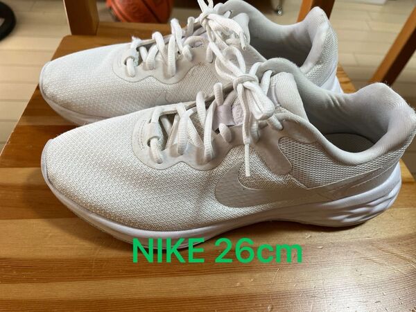 NIKE スニーカー 26cm ホワイト