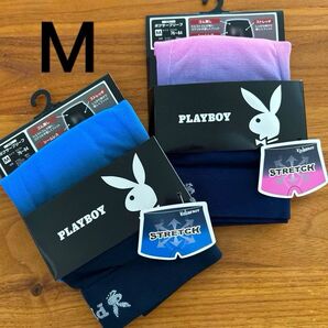 PLAYBOY ボクサーパンツ Mサイズ 2枚セット ストレッチ シームレス