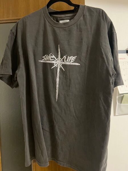 ennoy SONIC YOUTH Tシャツ Lサイズ チャコールグレー