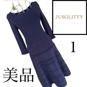 美品☆JUSGLITTY☆美スタイル☆ワンピース☆1