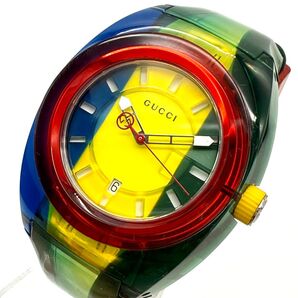 【希少】GUCCI SYNC シンク ユニセックス ウォッチ マルチカラー 稼働