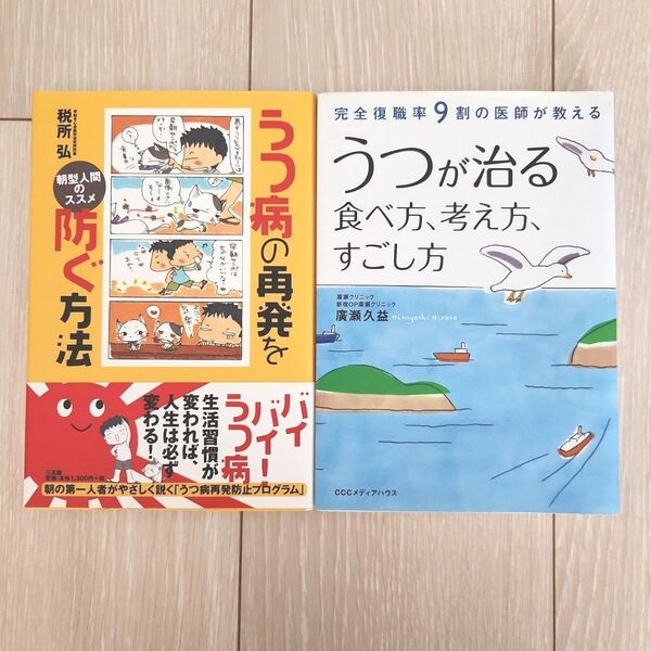 【廣瀬久益・税所弘】うつ病本まとめ売り