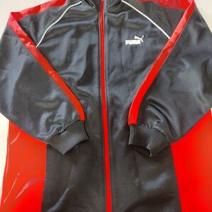 ☆PUMA☆上下セット☆ジャージ☆ブラック×レッド☆ボーイズ☆男の子☆150☆