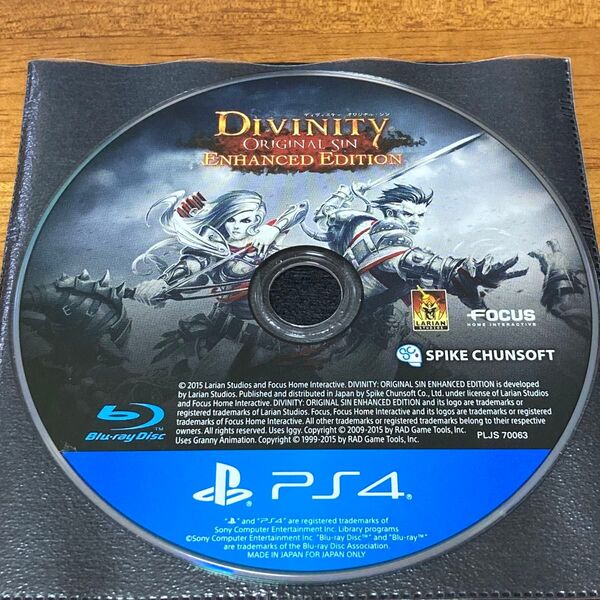 ※ディスクのみ PS4 ディヴィニティ:オリジナル・シン エンハンスド・エディション