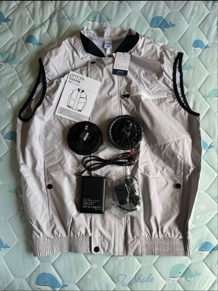 空調服 ファンバッテリーセット16V ベスト付き L-XL
