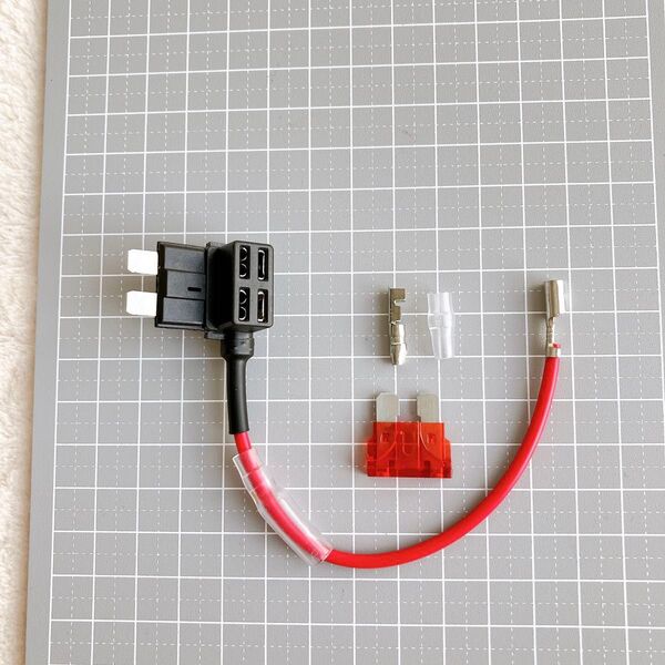 uxcell ヒューズホルダー ヒューズタップアダプター 回路アダプター 自動車用 ワイヤーハーネス付き ユニバーサル 12V