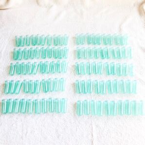 フラワーウォーターチューブ, フラワーアレンジメント用キャップ付き クリア プラスチックフラワーバイアル 100PCS#4cm